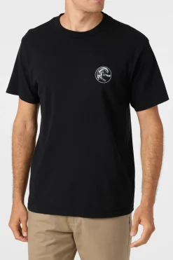 Tees & Tanks^O'Neill O'Riginals Circle Surfer Relaxed Fit Tee - | black