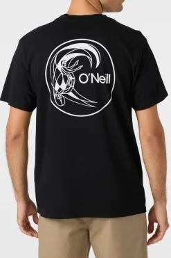 Tees & Tanks^O'Neill O'Riginals Circle Surfer Relaxed Fit Tee - | black