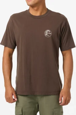 Tees & Tanks^O'Neill O'Riginals Circle Surfer Relaxed Fit Tee - | turkish coffee