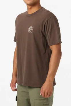 Tees & Tanks^O'Neill O'Riginals Circle Surfer Relaxed Fit Tee - | turkish coffee