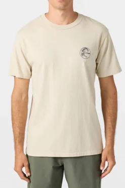 O'Riginals Collection^O'Neill O'Riginals Circle Surfer Tee Relaxed Fit Tee - | lt khaki