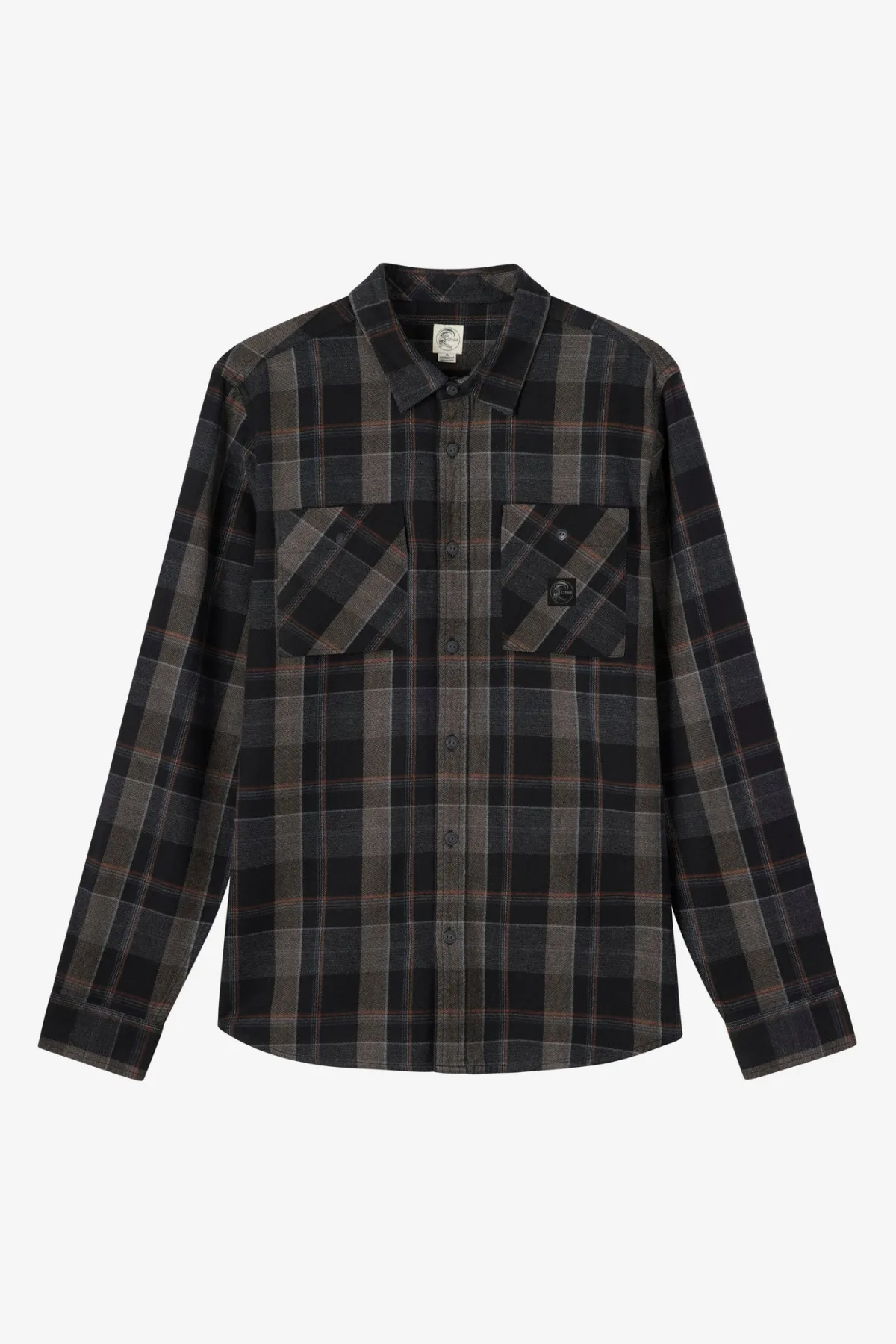 Shirts & Flannels^O'Neill O'Riginals Clashed Flannel Standard Fit Long Sleeve Shirt - | black