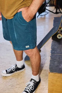 New Arrivals|O'Riginals Collection^O'Neill O'Riginals Cord Elastic Waist 18"'' Shorts - | blue fusion