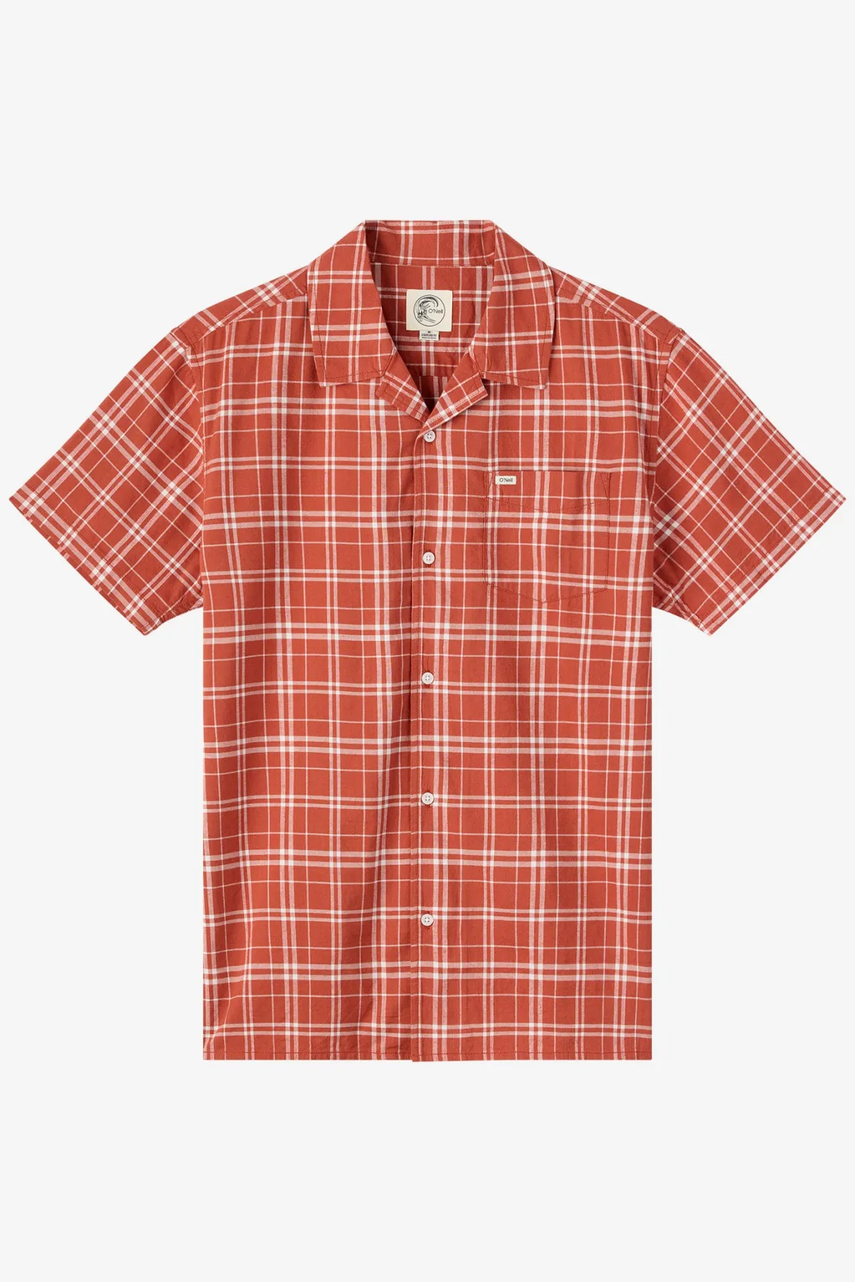 Shirts & Flannels^O'Neill O'Riginals Eco Plaid Standard Standard Fit Shirt - | baked clay