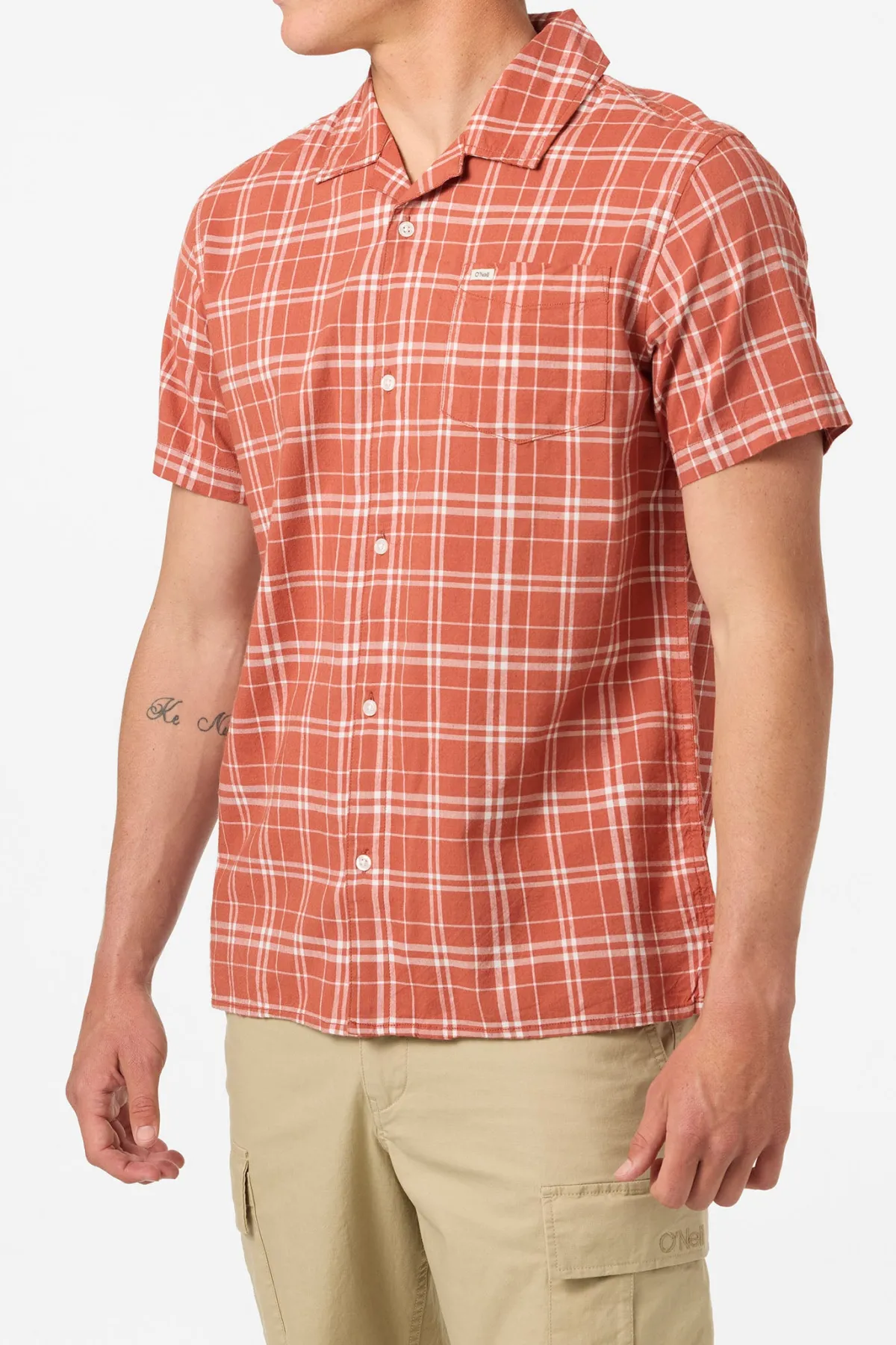Shirts & Flannels^O'Neill O'Riginals Eco Plaid Standard Standard Fit Shirt - | baked clay