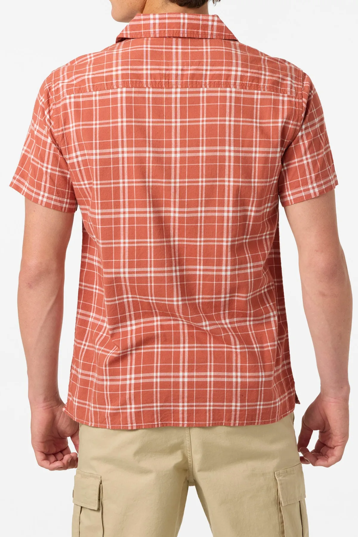 Shirts & Flannels^O'Neill O'Riginals Eco Plaid Standard Standard Fit Shirt - | baked clay