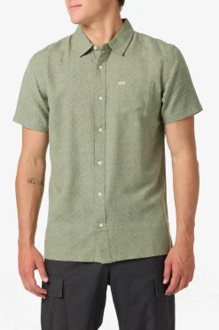 Shirts & Flannels^O'Neill O'Riginals Eco Print Standard Standard Fit Shirt - | clover