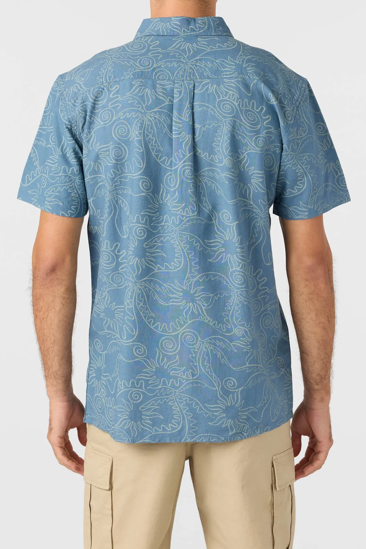 Shirts & Flannels^O'Neill O'Riginals Eco Print Standard Standard Fit Shirt - | aegean blue