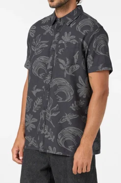 Shirts & Flannels^O'Neill O'Riginals Eco Print Standard Standard Fit Shirt - | phantom