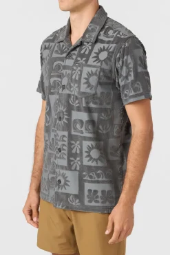 Shirts & Flannels^O'Neill O'Riginals Era Jacquard Knit Standard Standard Fit Shirt - | graphite