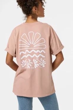 New Arrivals|Graphic Tees & Tanks^O'Neill O'Riginals Horizon Oversized Tee - | deauville mauve