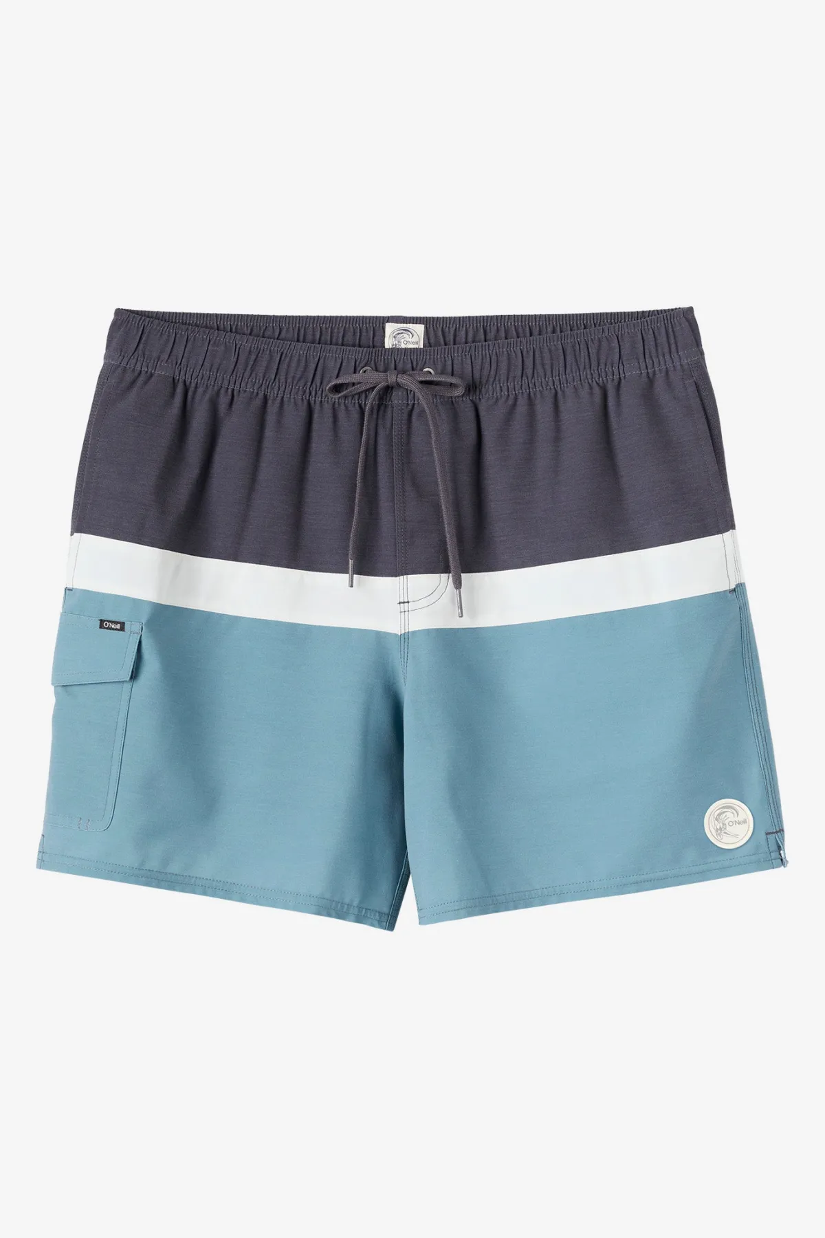 Short Length^O'Neill O'Riginals Horizon Volley 16" Swim Trunks stormy sea