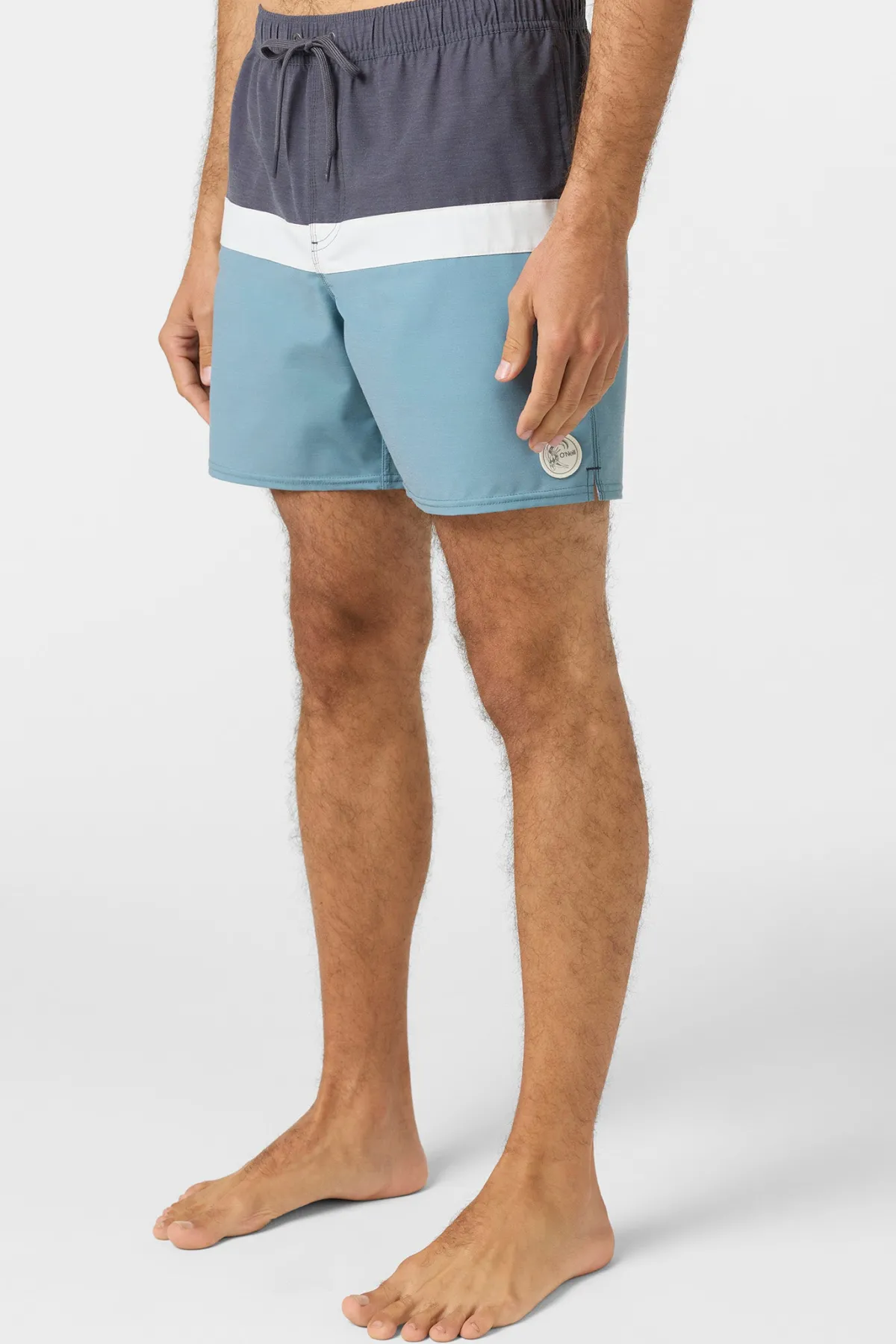 Short Length^O'Neill O'Riginals Horizon Volley 16" Swim Trunks stormy sea