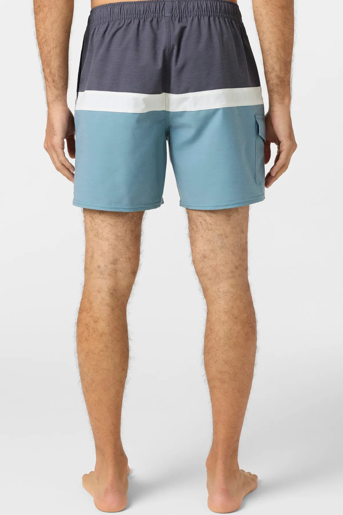 Short Length^O'Neill O'Riginals Horizon Volley 16" Swim Trunks stormy sea