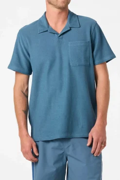 O'Riginals Collection|Shirts & Flannels^O'Neill O'Riginals Knit Shirt Standard Fit Shirt - | blue fusion