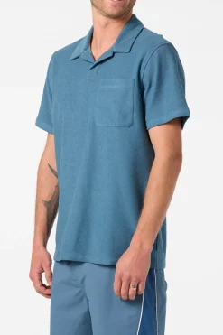 New Arrivals^O'Neill O'Riginals Knit Standard Fit Shirt blue fusion