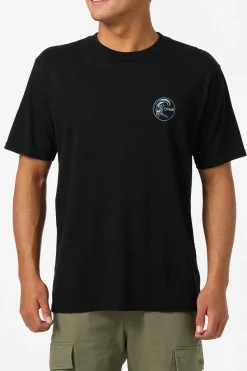 Tees & Tanks^O'Neill O'Riginals Line Up Relaxed Fit Tee - | black
