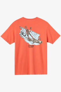 Tees & Tanks^O'Neill O'Riginals Lo'riginals Relaxed Fit Tee - | burnt sienna