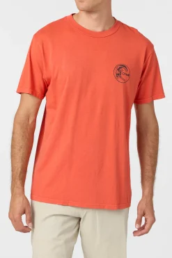 Tees & Tanks^O'Neill O'Riginals Lo'riginals Relaxed Fit Tee - | burnt sienna