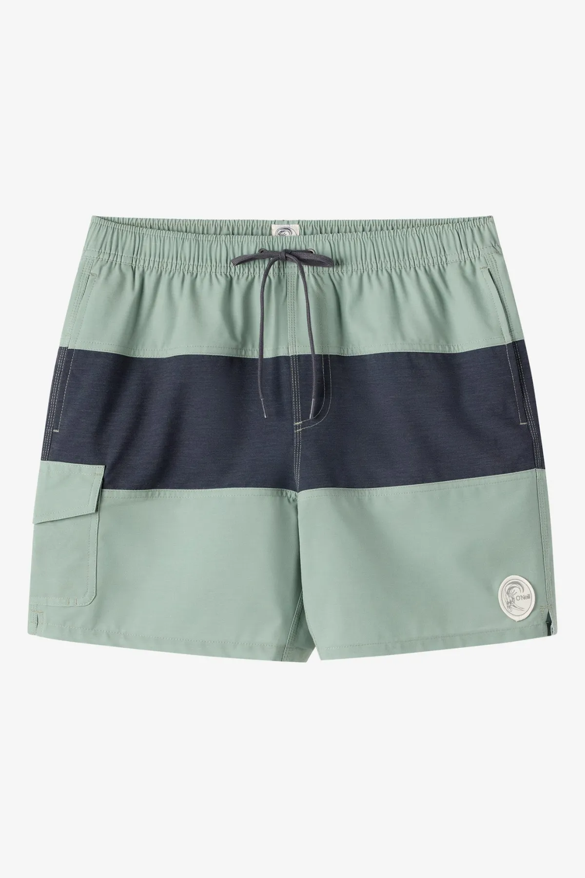 Short Length^O'Neill O'Riginals Midway Elastic Waist 16" Swim Trunks Trunks - | seagrass