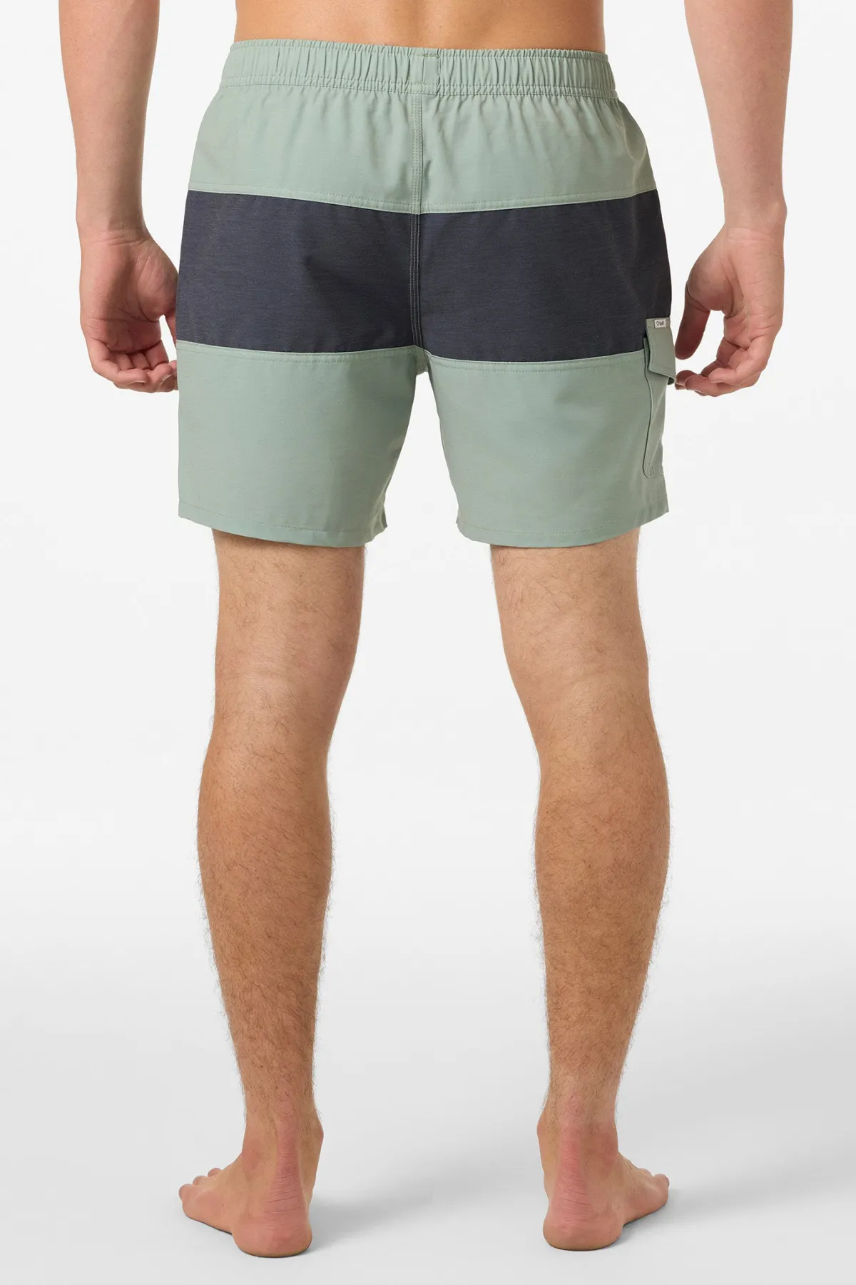 Short Length^O'Neill O'Riginals Midway Elastic Waist 16" Swim Trunks Trunks - | seagrass