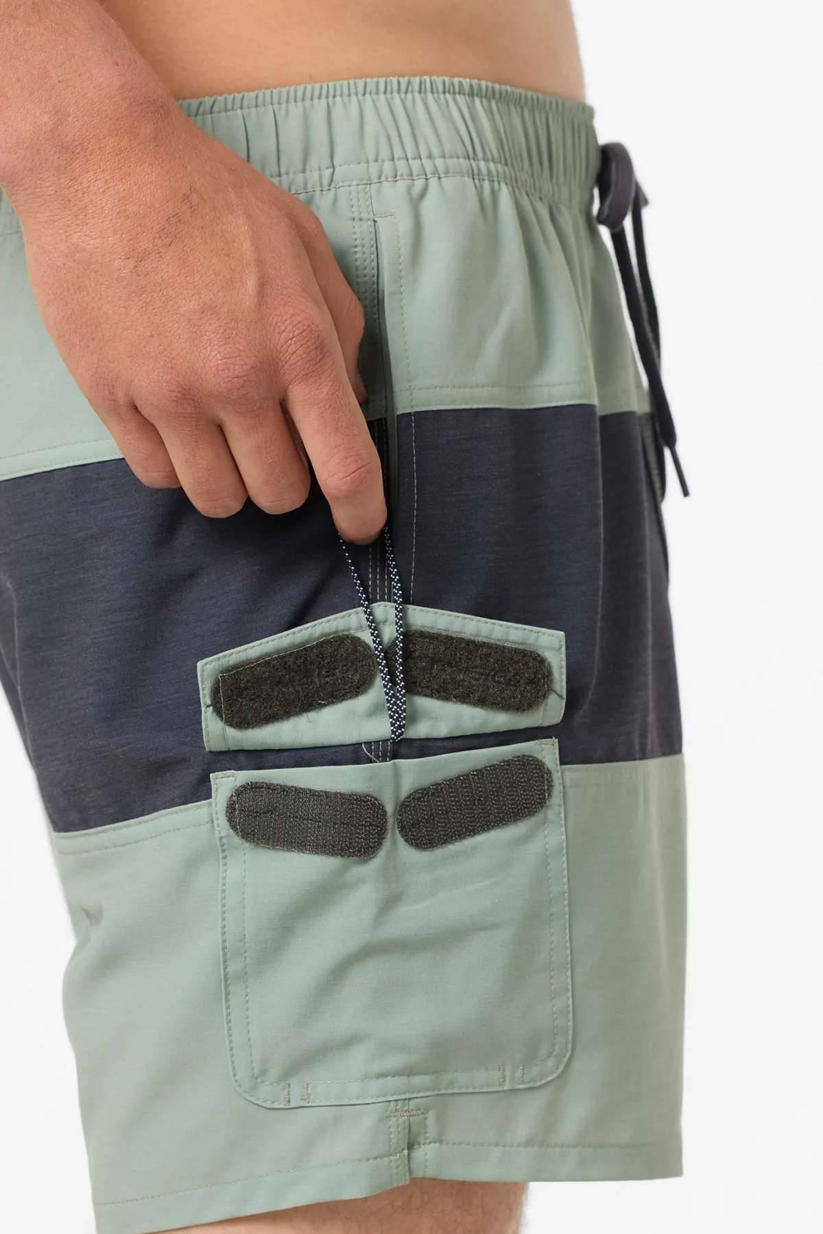 Short Length^O'Neill O'Riginals Midway Elastic Waist 16" Swim Trunks Trunks - | seagrass