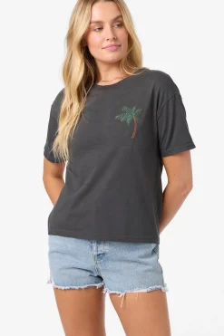 New Arrivals|Graphic Tees & Tanks^O'Neill O'Riginals Palms Away Easy Tee - | dark shadow