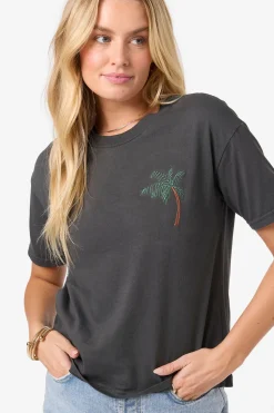 New Arrivals|Graphic Tees & Tanks^O'Neill O'Riginals Palms Away Easy Tee - | dark shadow