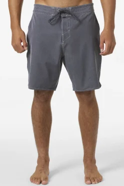 Short Length^O'Neill O'Riginals Pigment Scallop 18" Boardshorts - | phantom