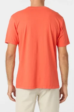 Tees & Tanks^O'Neill O'Riginals Pocket Relaxed Fit Tee - | burnt sienna
