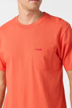 Tees & Tanks^O'Neill O'Riginals Pocket Relaxed Fit Tee - | burnt sienna