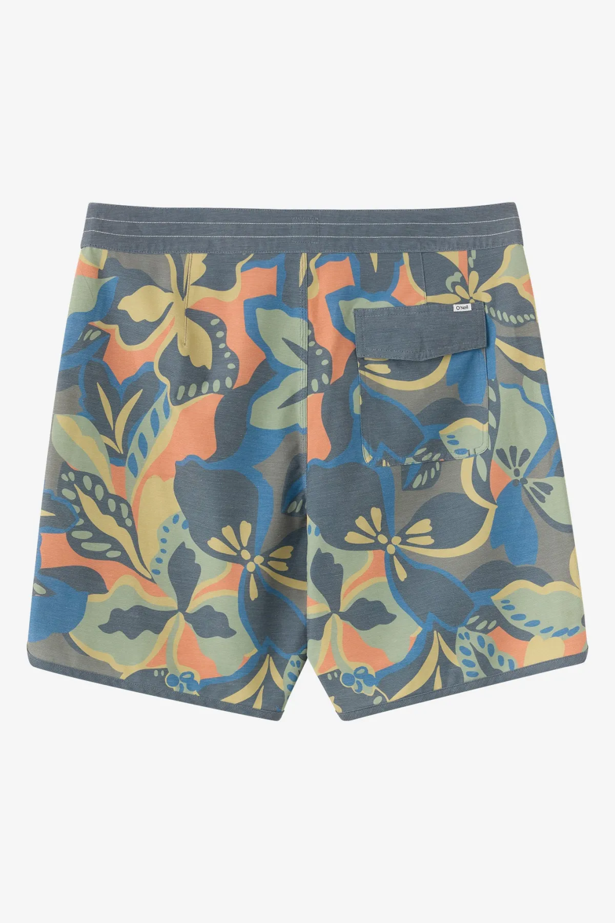 O'Riginals Collection|New Arrivals^O'Neill O'Riginals Print Scallop 18" Boardshorts dark shadow