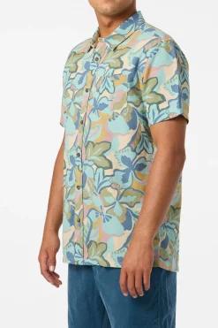 O'Riginals Collection|Shirts & Flannels^O'Neill O'Riginals Print Standard Wvn Shirt Standard Fit Shirt - | blue fusion