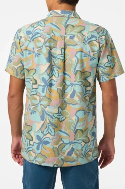 O'Riginals Collection|Shirts & Flannels^O'Neill O'Riginals Print Standard Wvn Shirt Standard Fit Shirt - | blue fusion