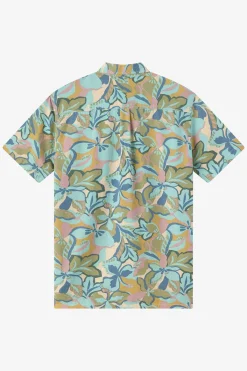 O'Riginals Collection|Shirts & Flannels^O'Neill O'Riginals Print Standard Wvn Shirt Standard Fit Shirt - | blue fusion