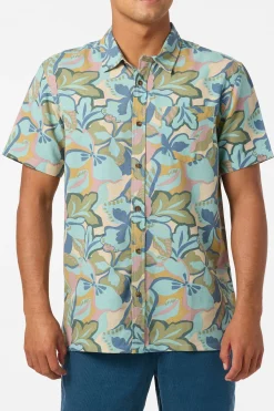 New Arrivals^O'Neill O'Riginals Print Standard Fit Shirt blue fusion