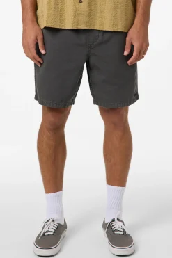 O'Riginals Collection|New Arrivals^O'Neill O'Riginals Shoreline Elastic Waist 18" Shorts dark shadow
