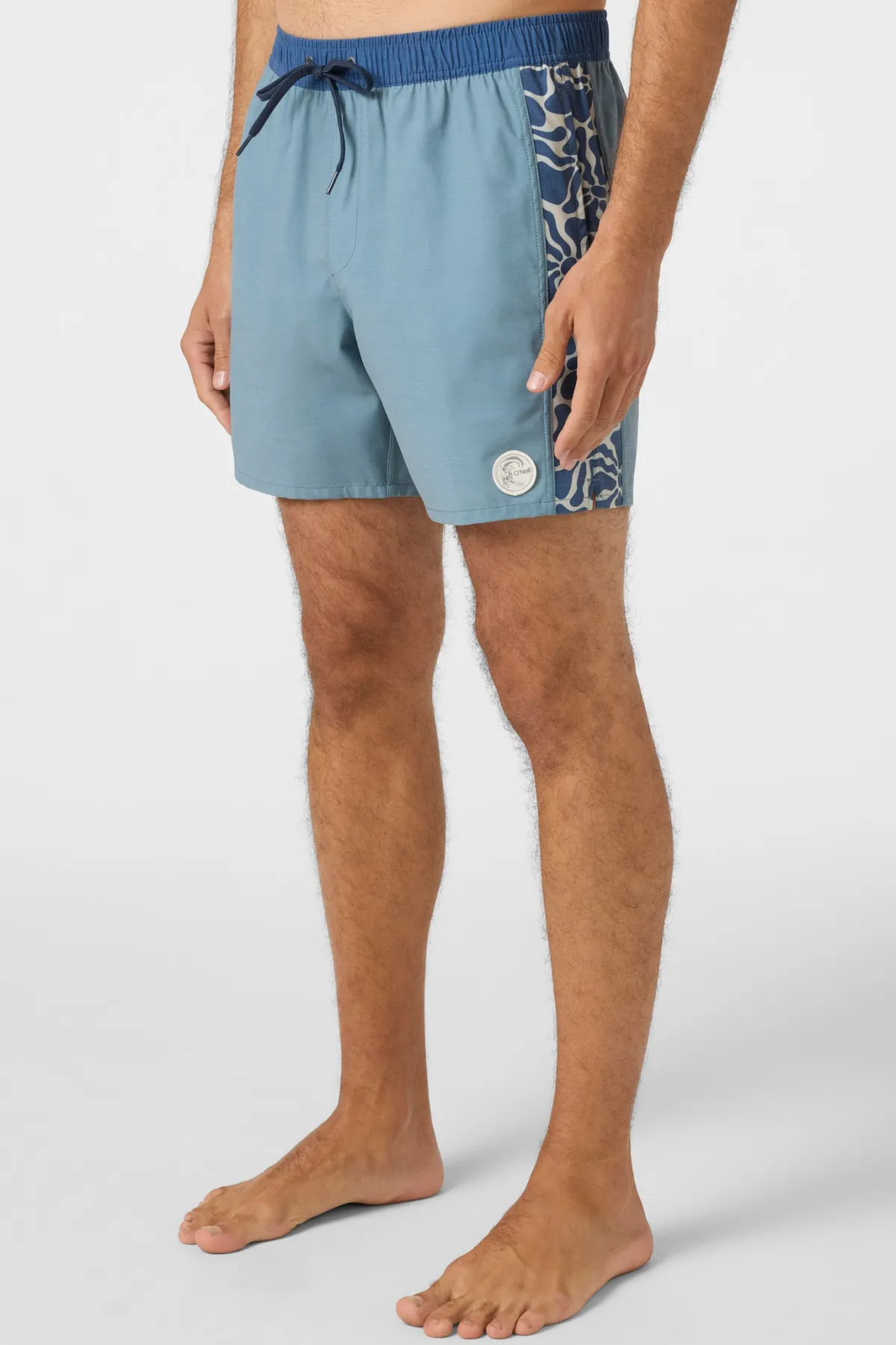 Short Length^O'Neill O'Riginals Side Panel 16" Swim Trunks Trunks - | stormy sea