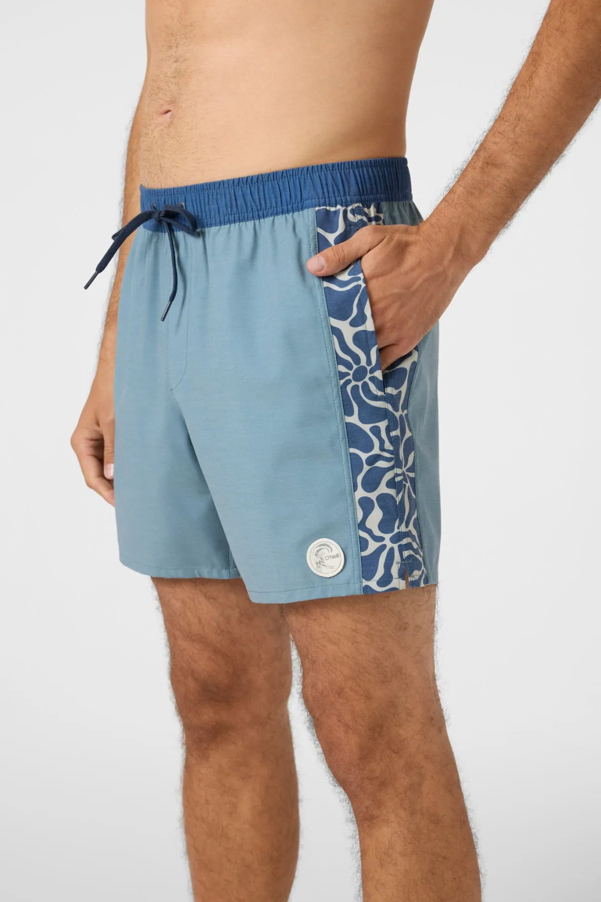 Short Length^O'Neill O'Riginals Side Panel 16" Swim Trunks Trunks - | stormy sea