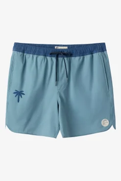 Short Length^O'Neill O'Riginals Solid Scallop 16" Swim Trunks Trunks - | stormy sea