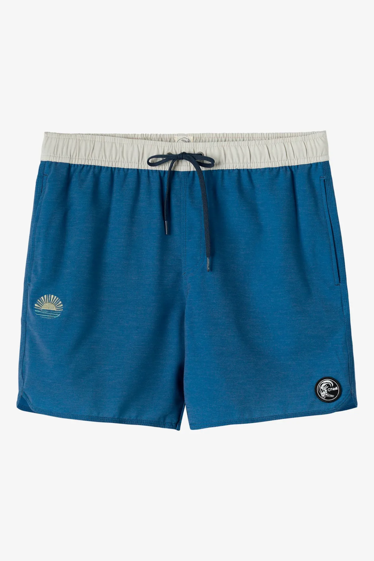 Short Length^O'Neill O'Riginals Solid Scallop Volley 16" Swim Trunks Trunks - | vn indigo