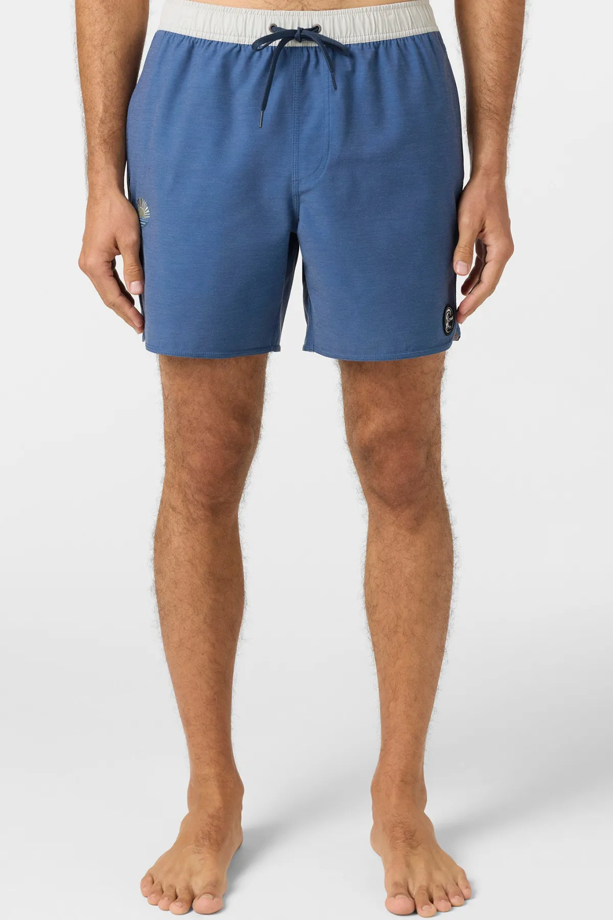 Short Length^O'Neill O'Riginals Solid Scallop Volley 16" Swim Trunks Trunks - | vn indigo