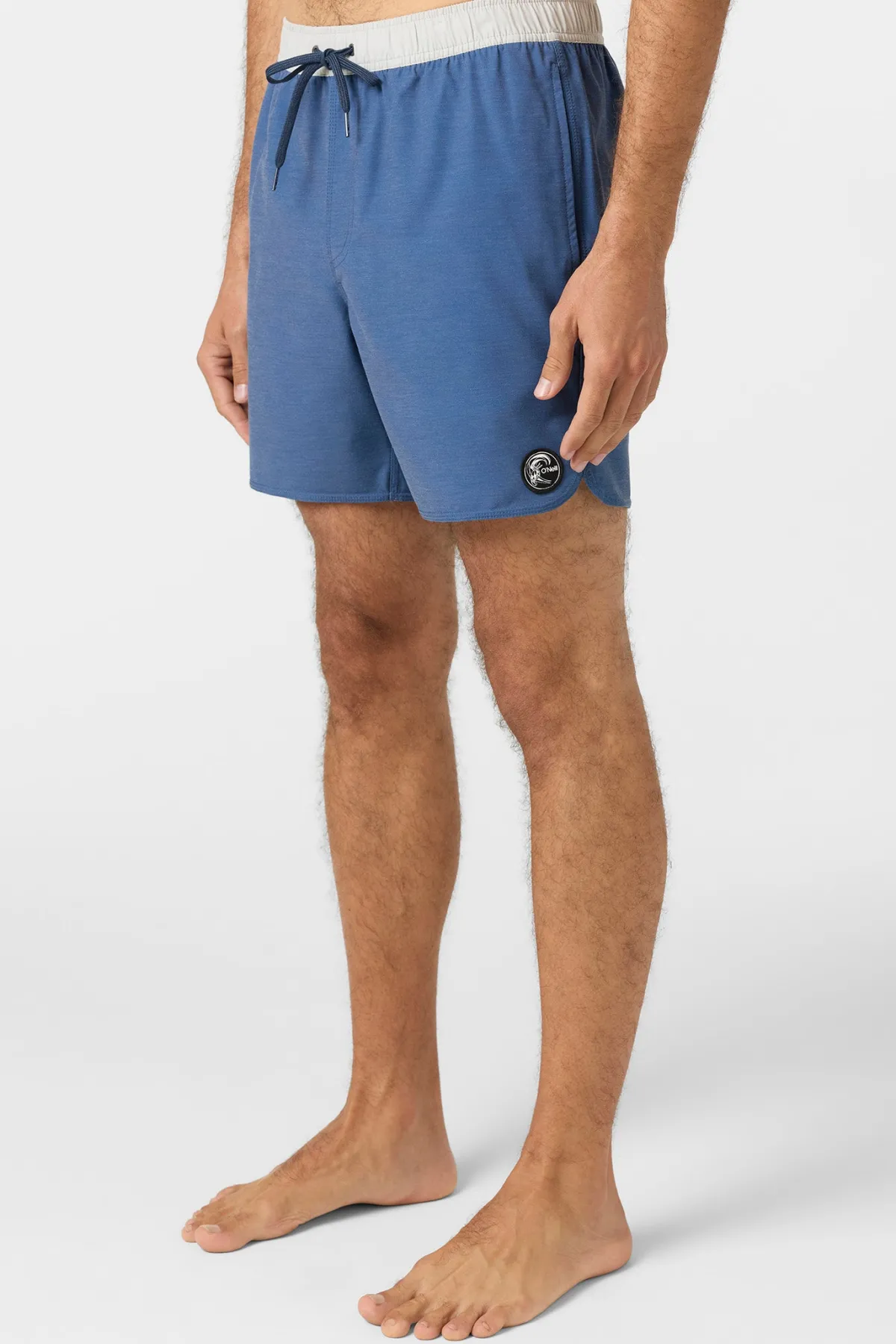 Short Length^O'Neill O'Riginals Solid Scallop Volley 16" Swim Trunks Trunks - | vn indigo