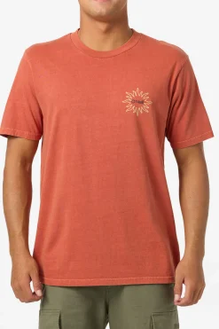 Tees & Tanks^O'Neill O'Riginals Sun Palm Relaxed Fit Tee baked clay