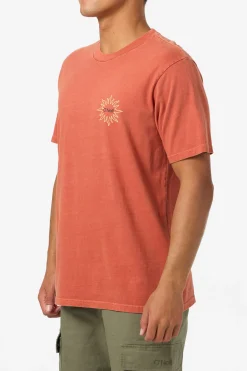 Tees & Tanks^O'Neill O'Riginals Sun Palm Relaxed Fit Tee baked clay