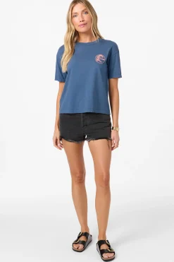 Graphic Tees & Tanks|New Arrivals^O'Neill O'Riginals Sunny State Easy Tee blue fusion