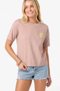 Graphic Tees & Tanks|New Arrivals^O'Neill O'Riginals Sunny State Easy Tee deauville mauve