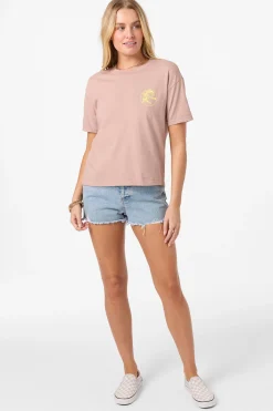 Graphic Tees & Tanks|New Arrivals^O'Neill O'Riginals Sunny State Easy Tee deauville mauve