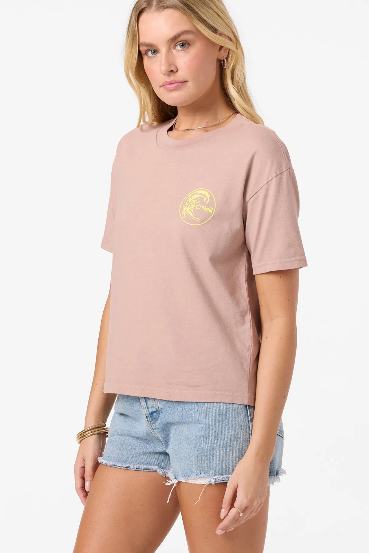 Graphic Tees & Tanks|New Arrivals^O'Neill O'Riginals Sunny State Easy Tee deauville mauve