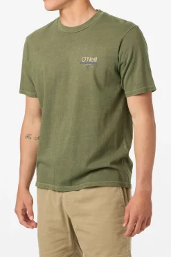 Tees & Tanks^O'Neill O'Riginals Wordmark Relaxed Fit Tee - | clover